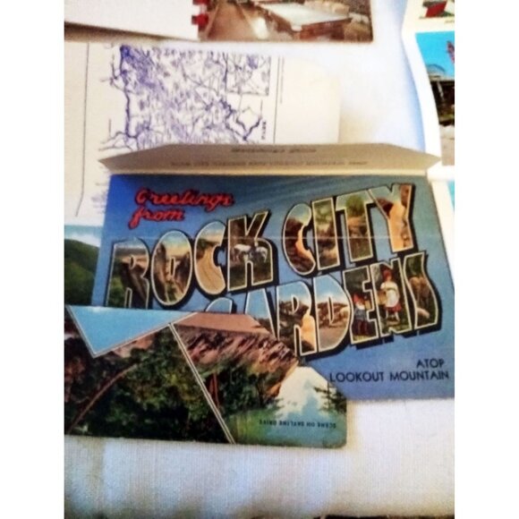 Postcards 7 Unposted Vintage El Rancho Sarasota Rock City Gardens Fontainebleau - Picture 14 of 14